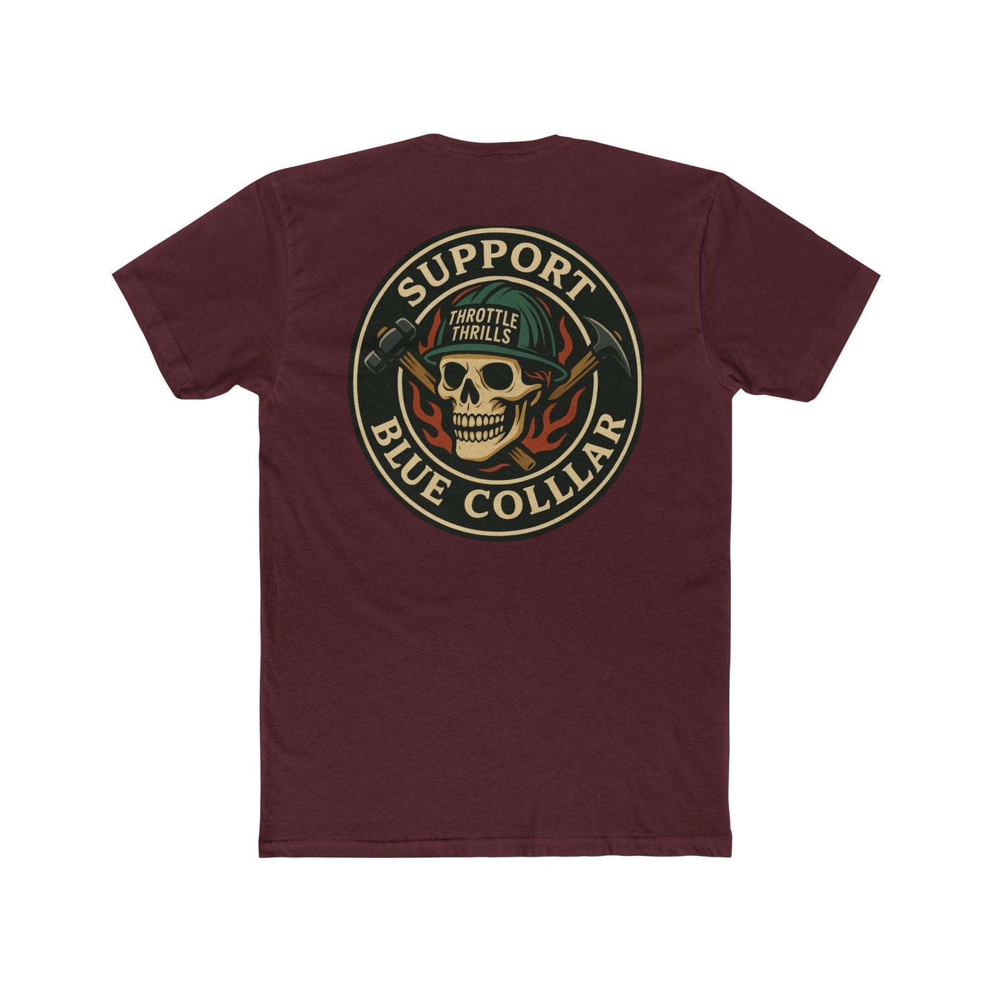 Support Blue Collar Graphic T-Shirt