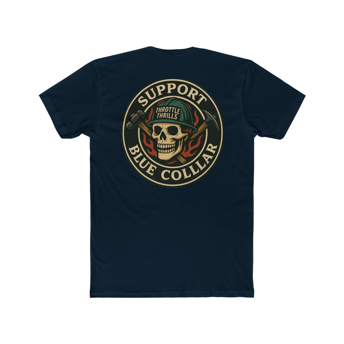 Support Blue Collar Graphic T-Shirt