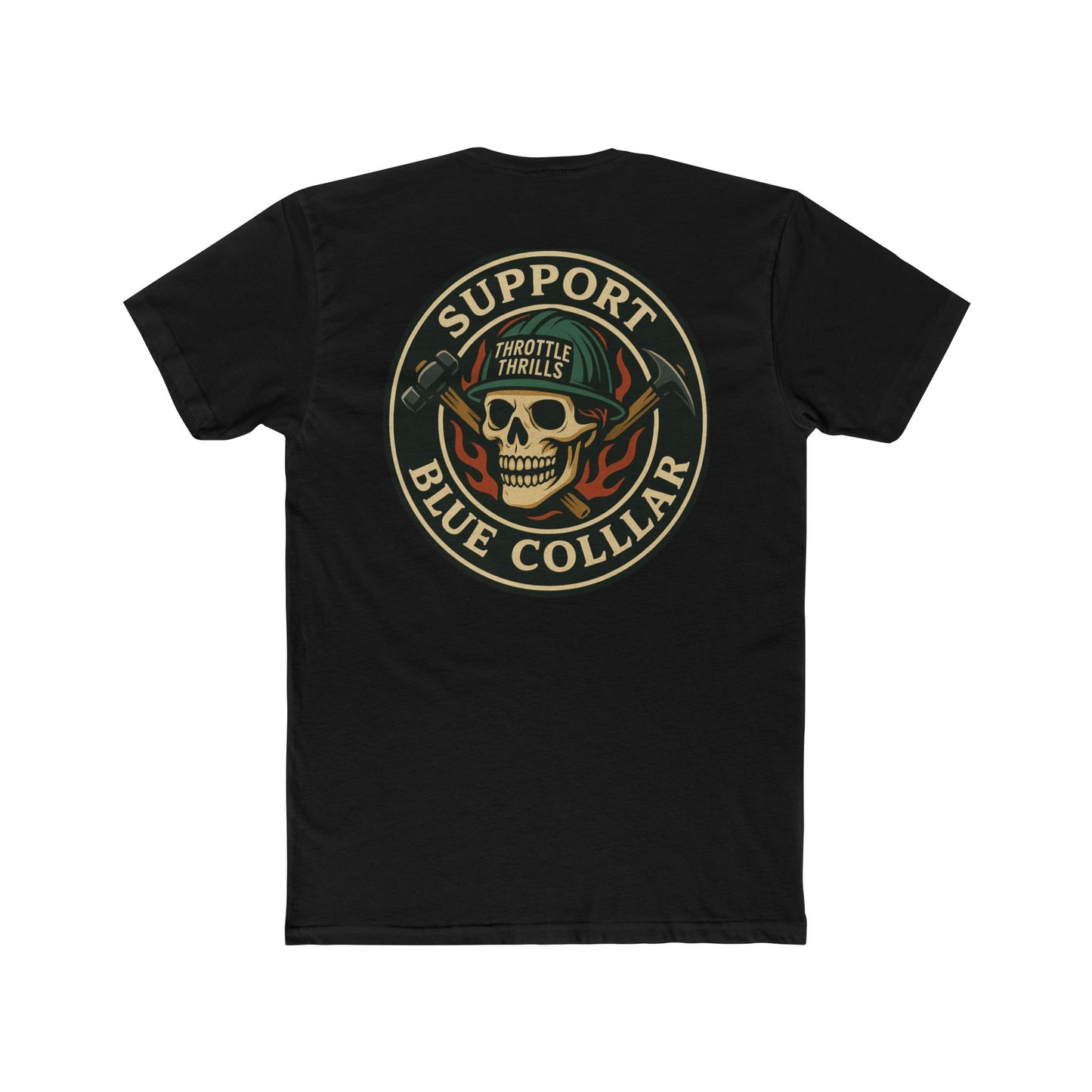 Support Blue Collar Graphic T-Shirt