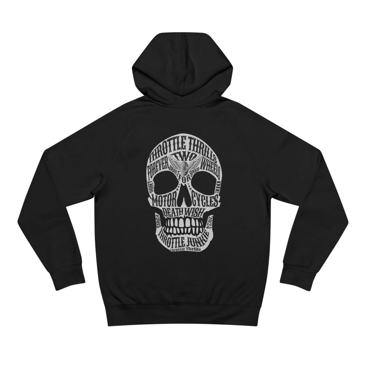 Built for Speed Skull Pullover Hoodie