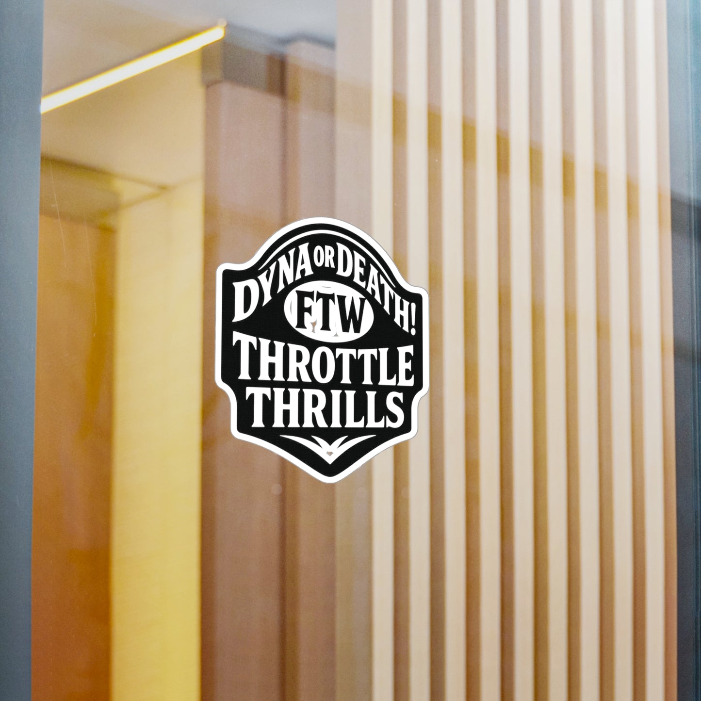 Dyna or Death Badge Sticker