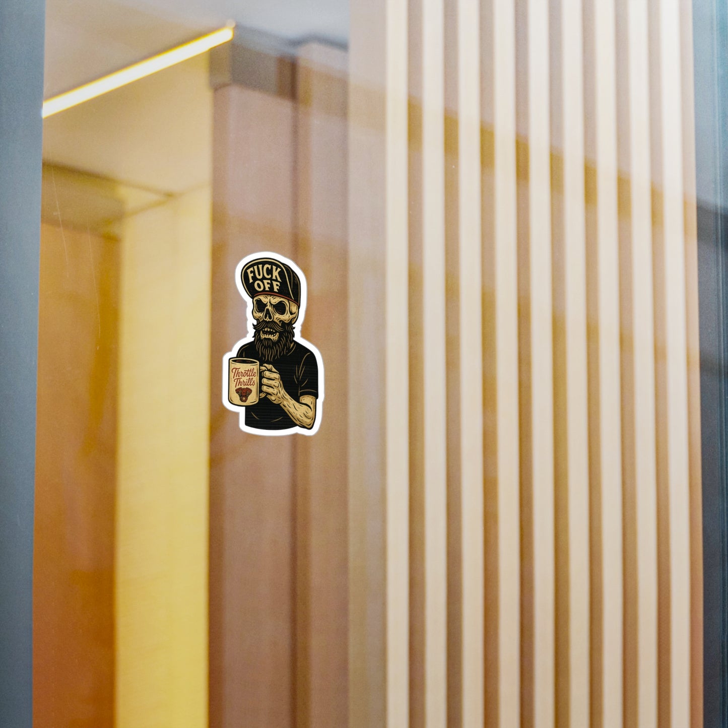 Fuck Off ’Til I Finish My Coffee Sticker