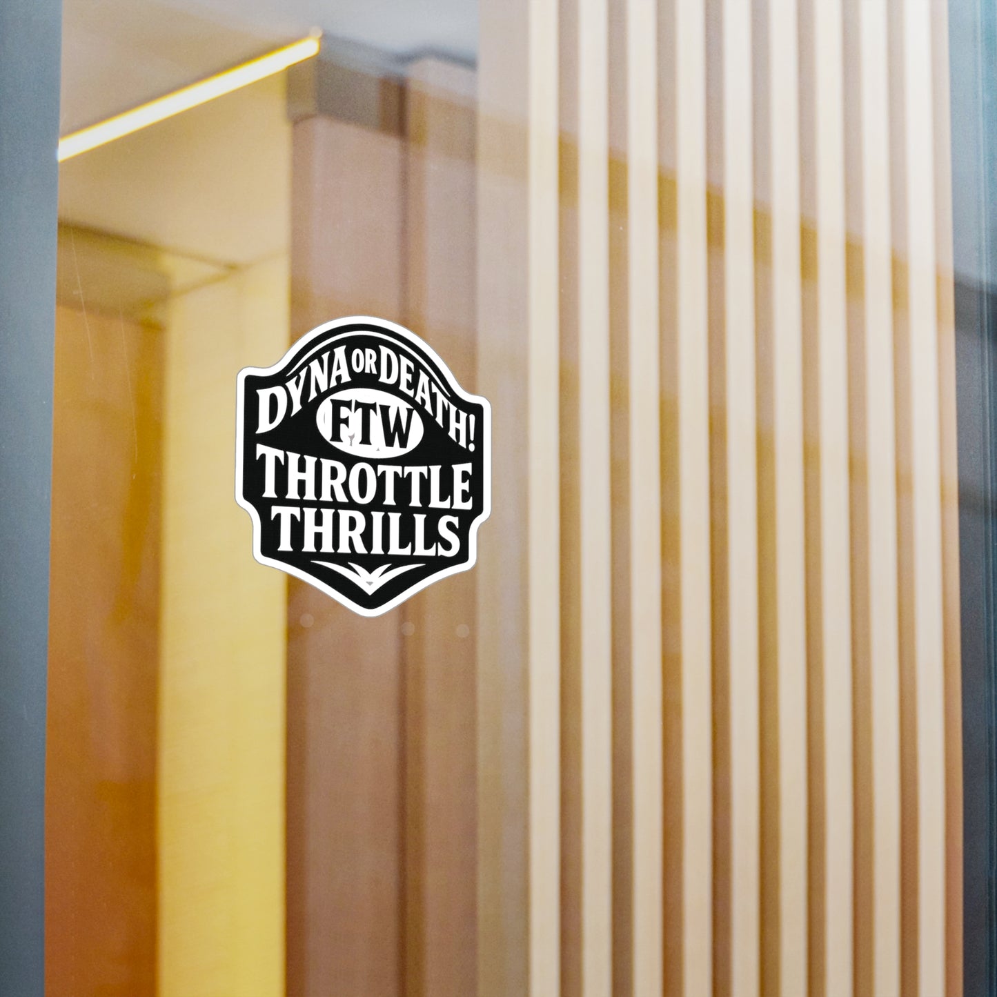 Dyna or Death Badge Sticker