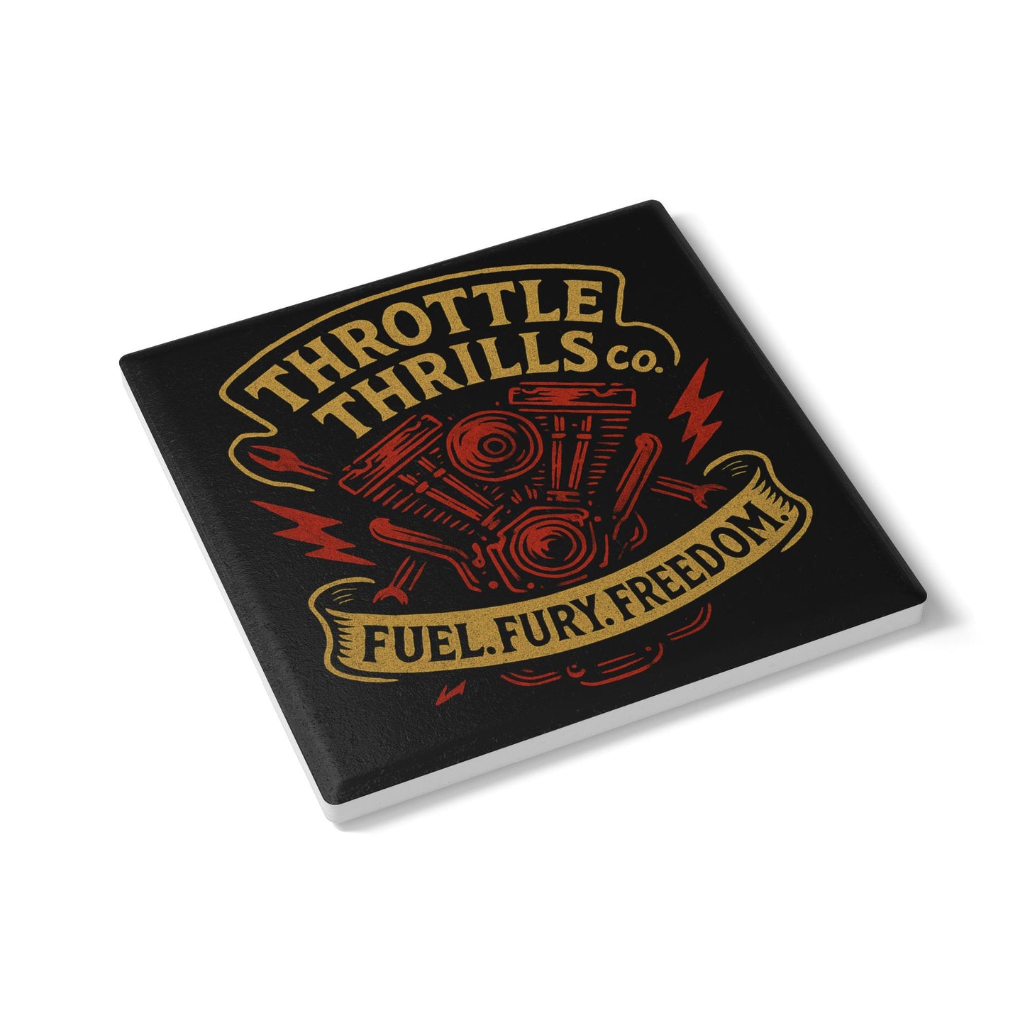 Triple F Ceramic Coaster