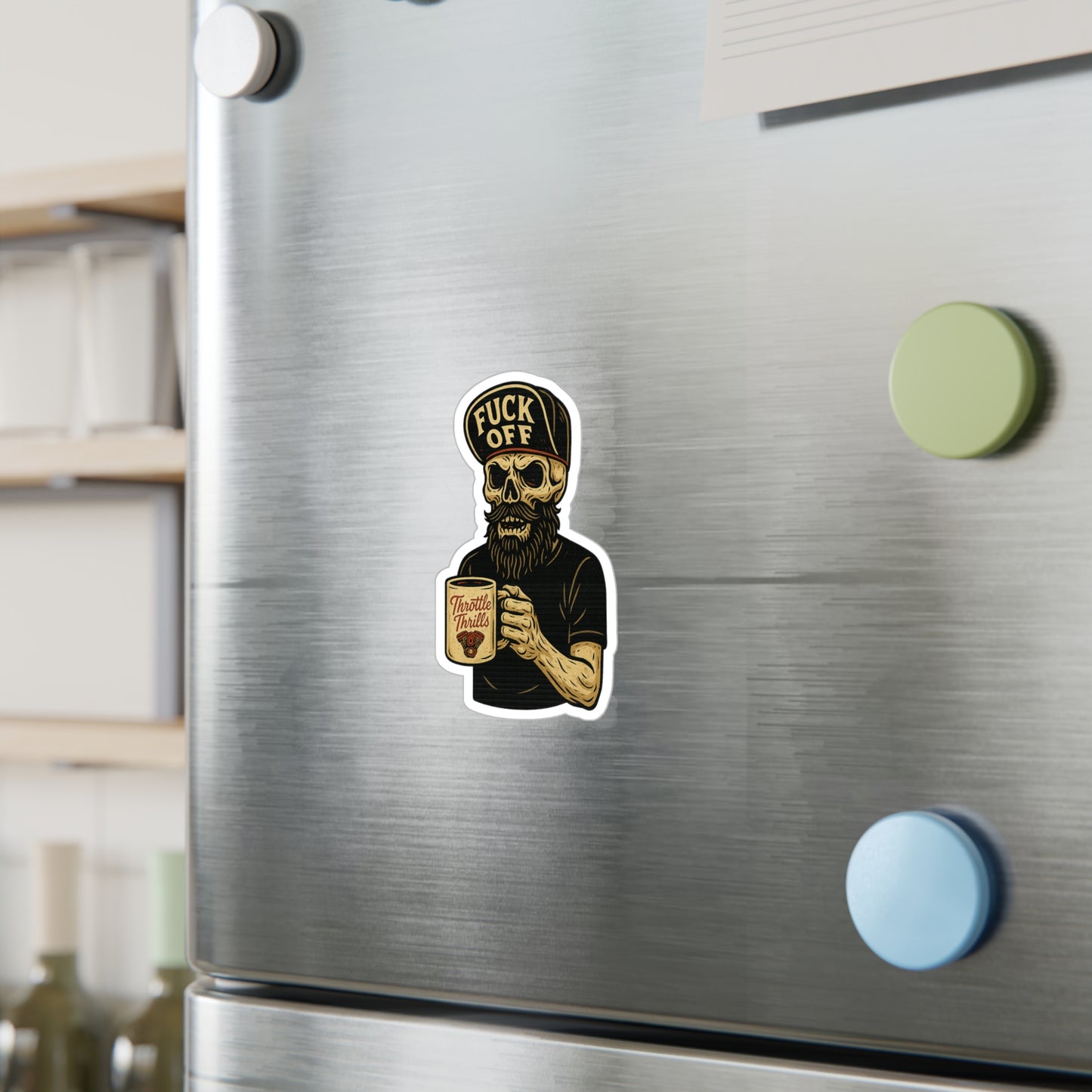 Fuck Off ’Til I Finish My Coffee Sticker