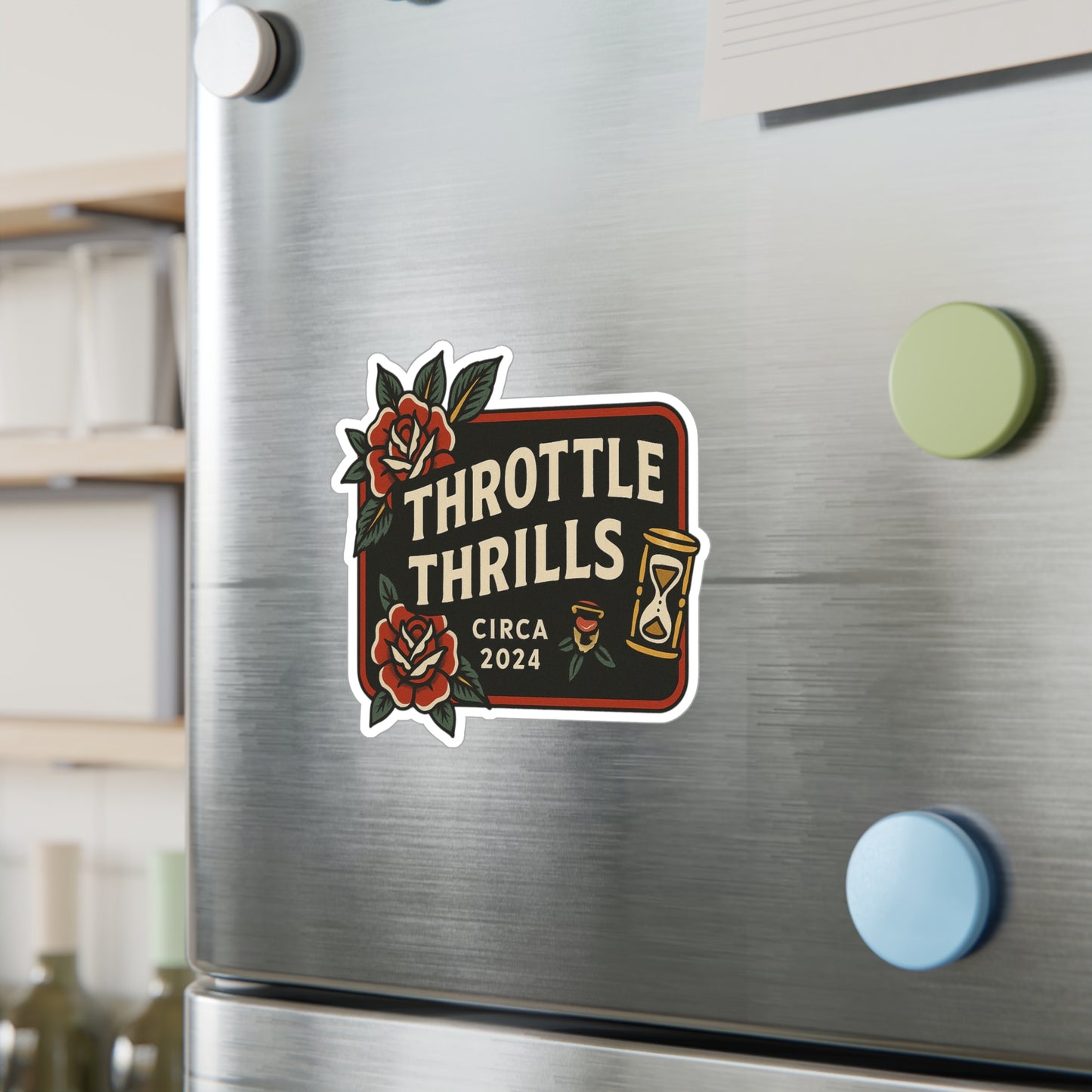 Hourglass Sticker