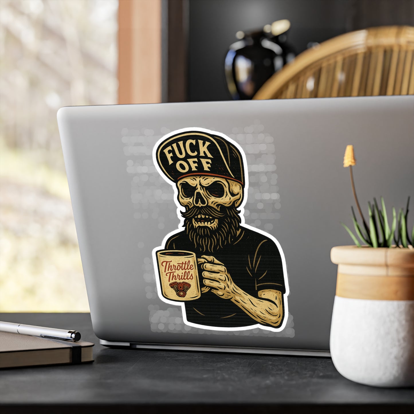 Fuck Off ’Til I Finish My Coffee Sticker