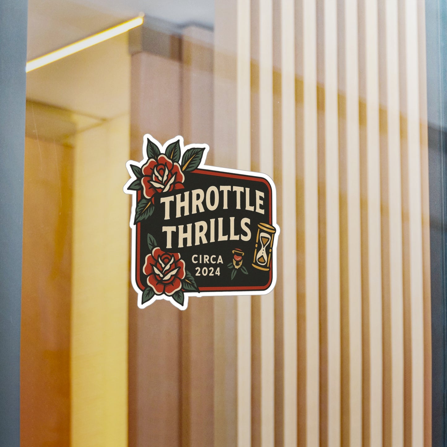 Hourglass Sticker