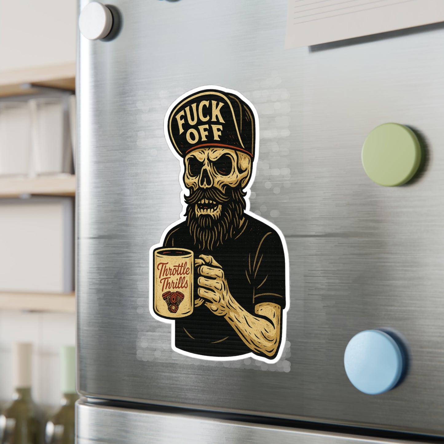 Fuck Off ’Til I Finish My Coffee Sticker