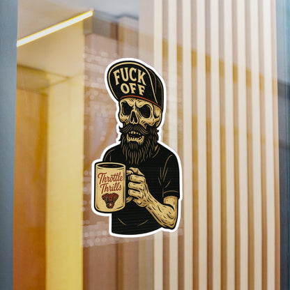 Fuck Off ’Til I Finish My Coffee Sticker