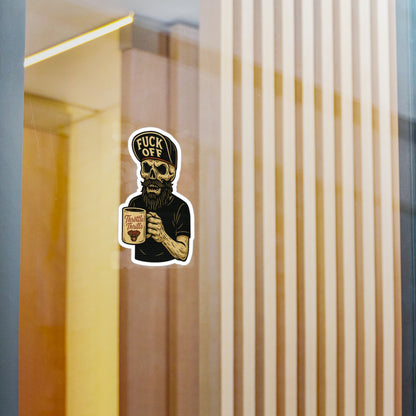 Fuck Off ’Til I Finish My Coffee Sticker
