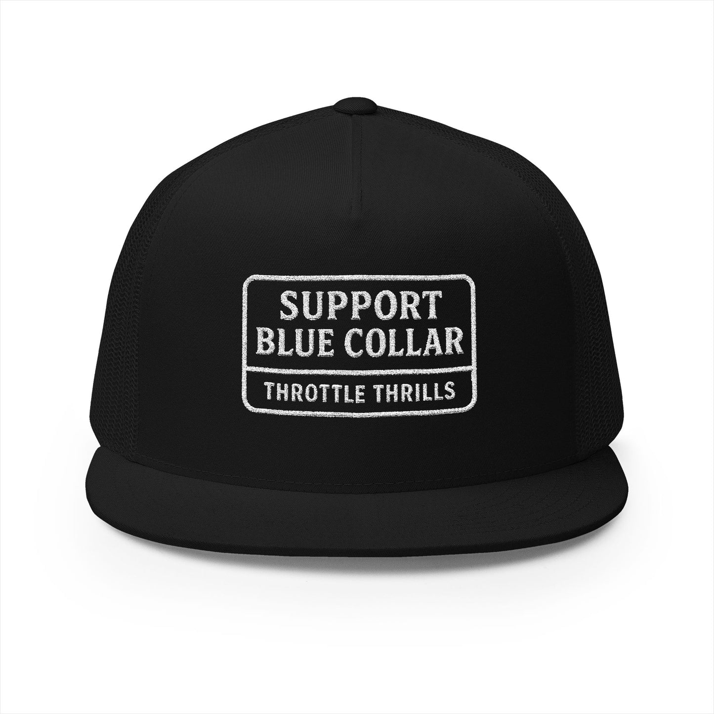 Support Blue Collar #1 Trucker Cap