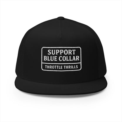 Support Blue Collar #1 Trucker Cap