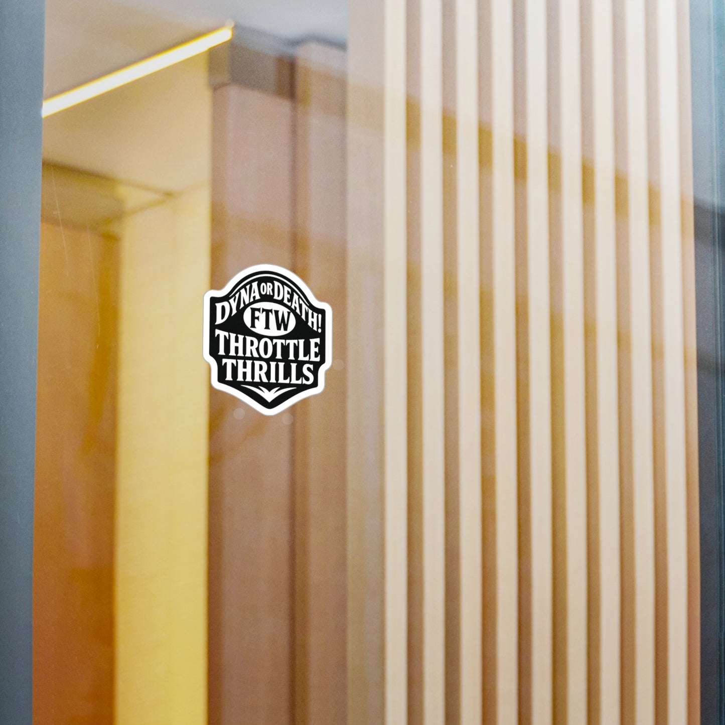 Dyna or Death Badge Sticker