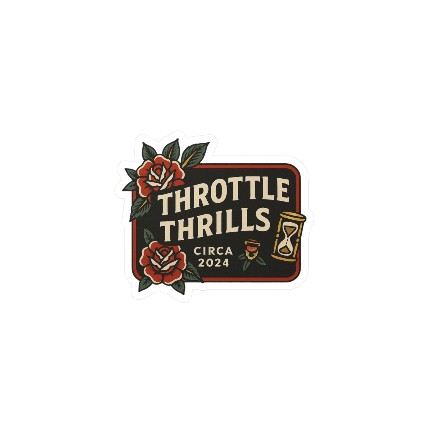 Hourglass Sticker