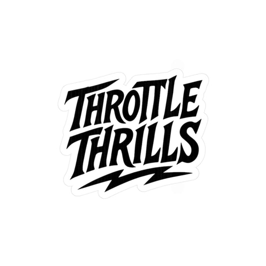 Throttle Thrills Bolt Blackout Sticker