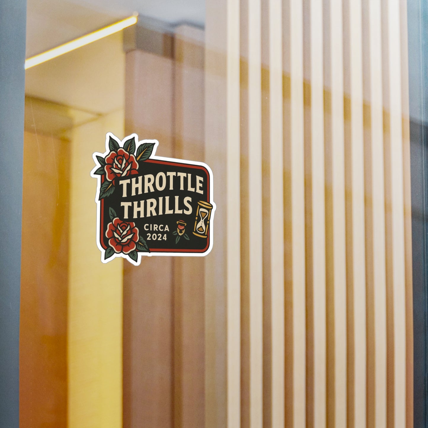 Hourglass Sticker