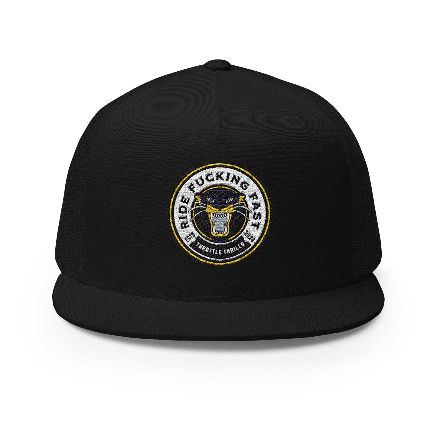 Ride Fucking Fast Panther Trucker Cap