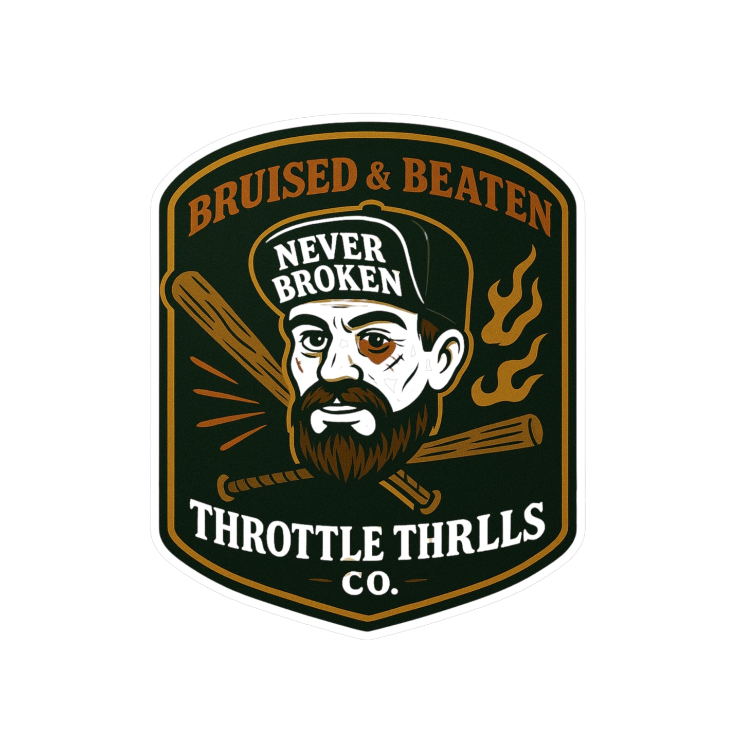 Never Broken Sticker