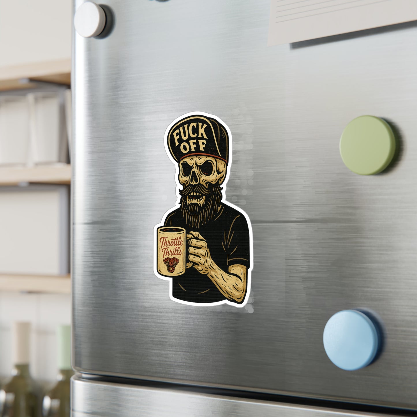 Fuck Off ’Til I Finish My Coffee Sticker